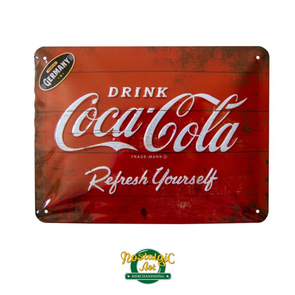 Nostalgic Art - Метална табела Coca-Cola Refresh Yourself 1